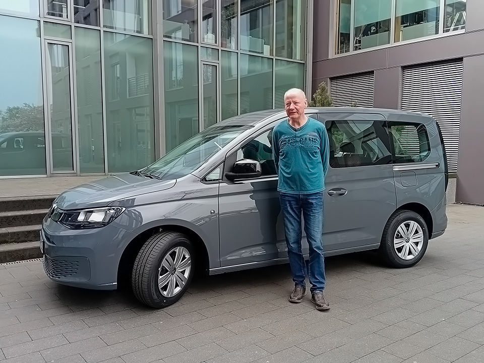 VW - Kundenzufriedenheit - Rezension Autokauf VW Caddy von autoWOBil.de Wolfsburg: Klaus-Jürgen H. aus Brandenburg/Havel