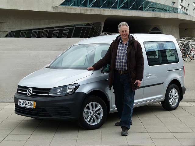 Mit der geschäftlichen und privaten Nutzung seines neuen Caddy Jahreswagen von autoWOBil.de zufrieden: Karl A. aus Hann.Münden